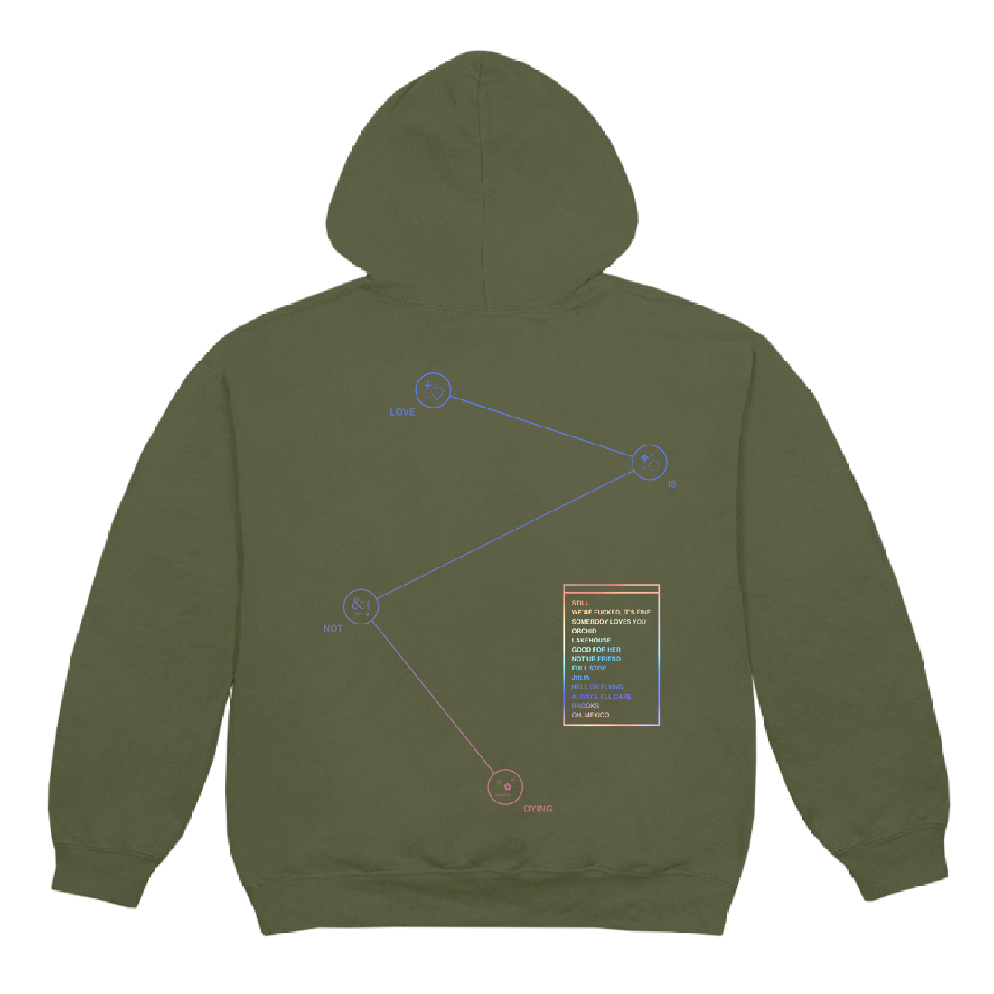 LIND ANNIVERSARY CONSTELLATION HOODIE Back
