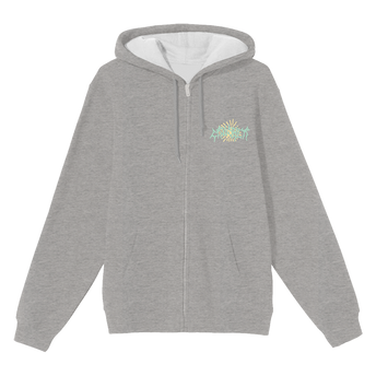 crusher logo zip hoodie front